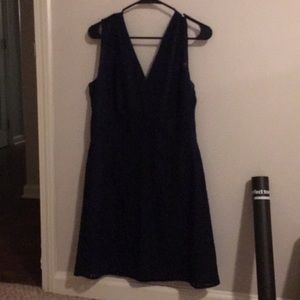 BB Dakota Janelle Lace Dress in Navy